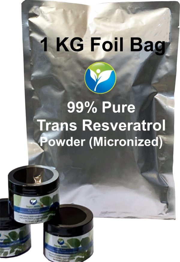 Trans-resveratrol in bulk 1 KG aluminum foil bag