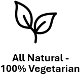 All Natural – 100% Vegetarian