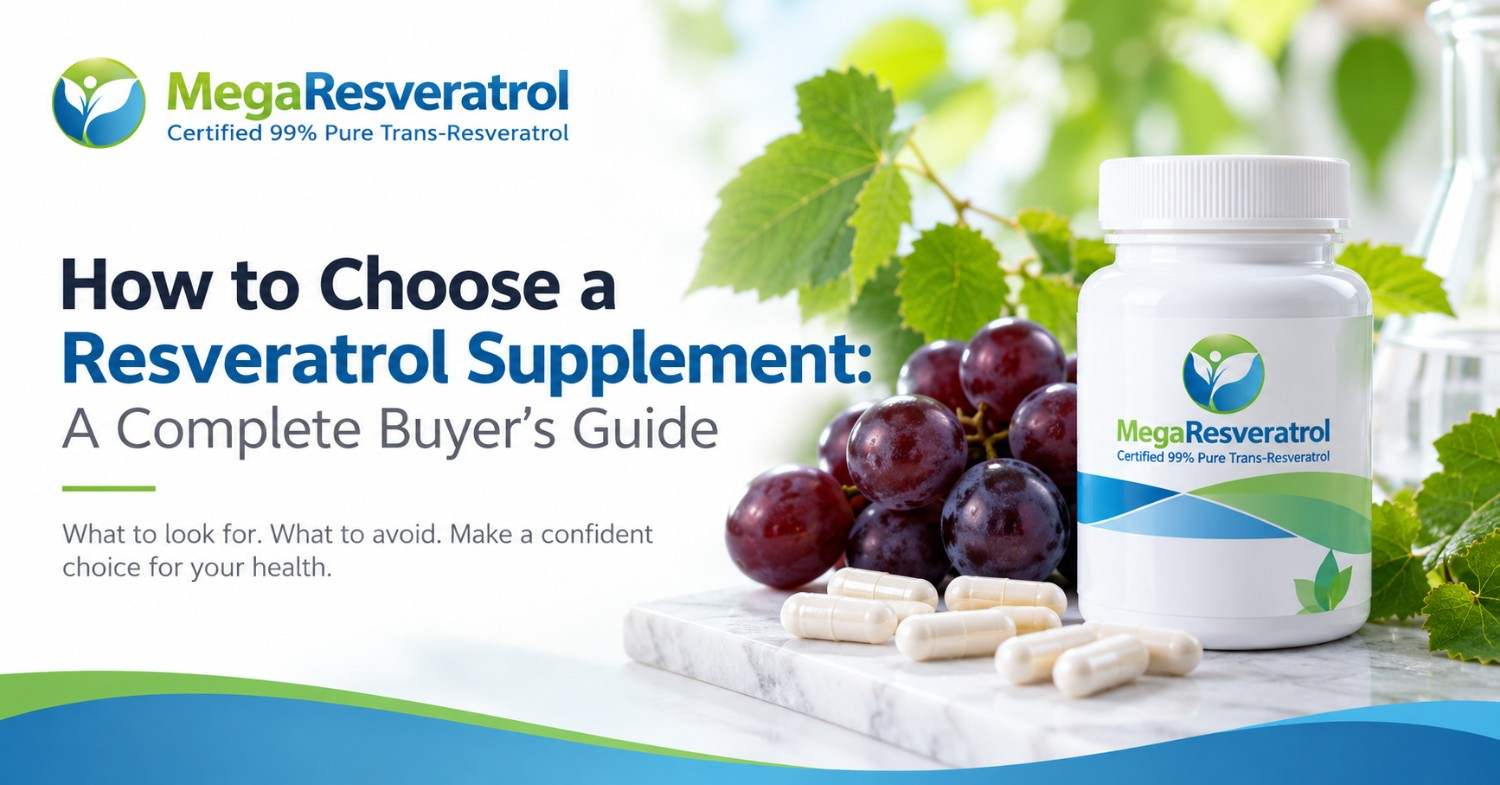 How to Choose a Resveratrol Supplement: A Complete Buyer’s Guide
