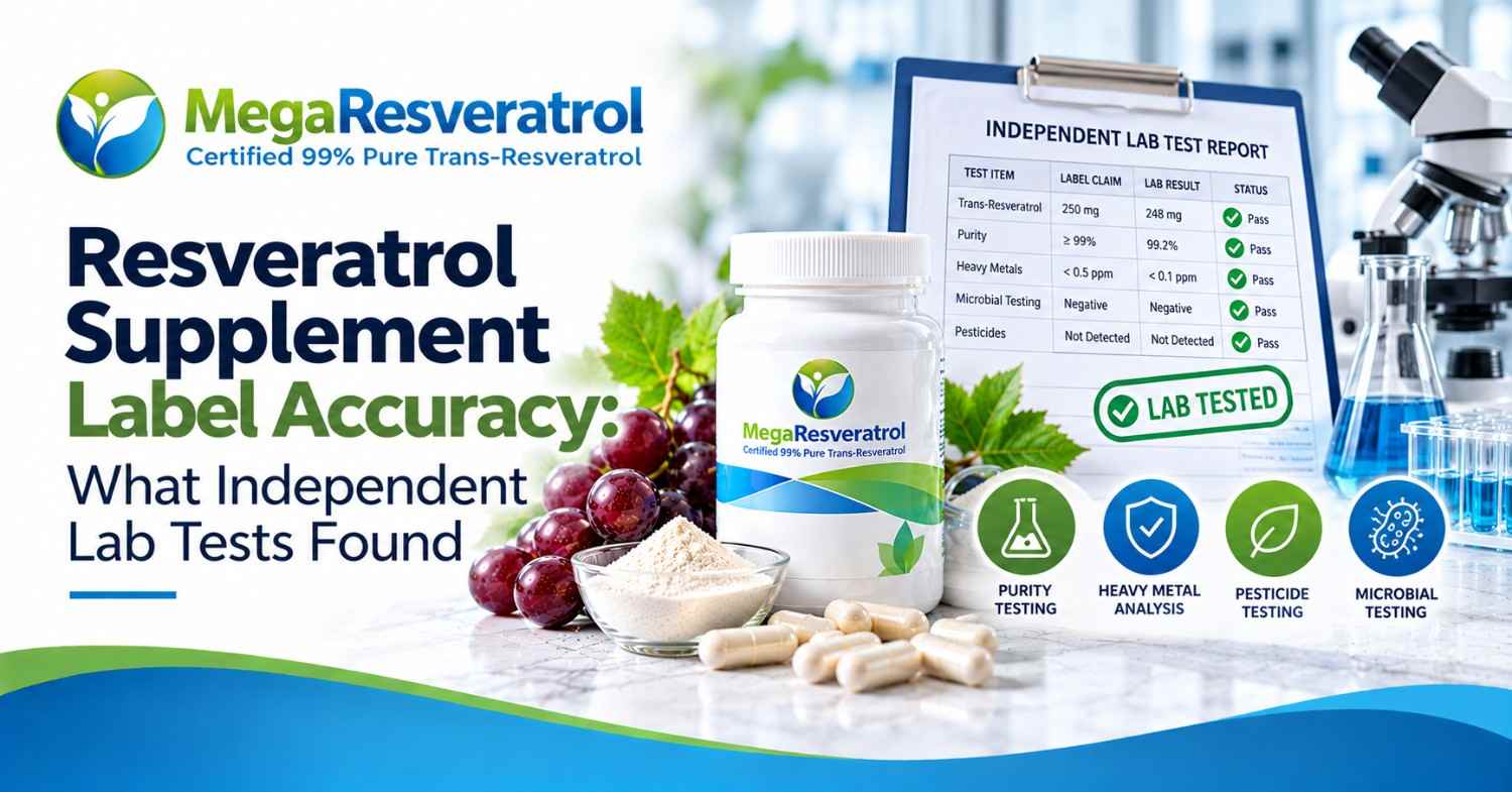 Resveratrol Supplement Label Accuracy: What Independent Lab Tests Found